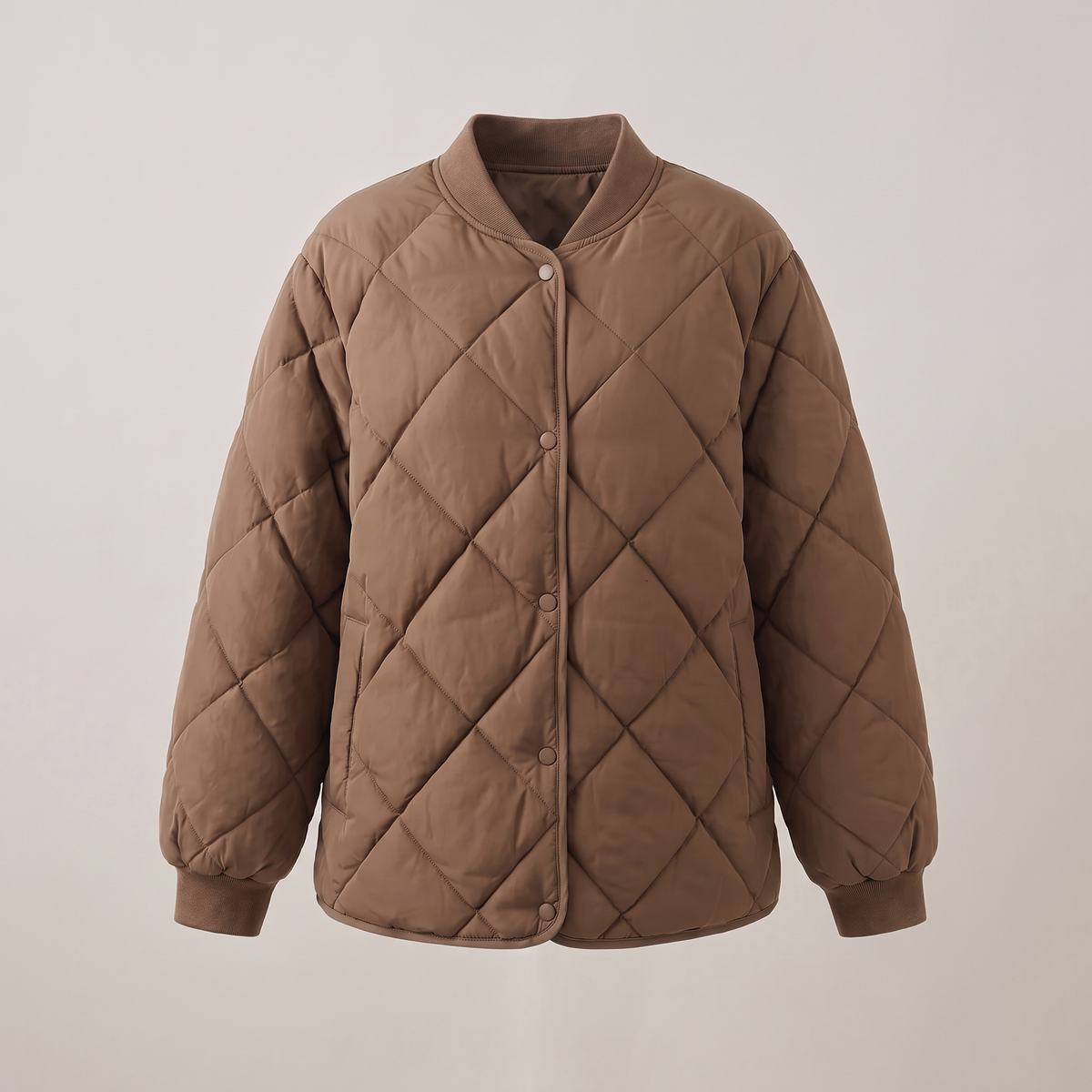 Linnea Soft Cotton Parka - Coffee