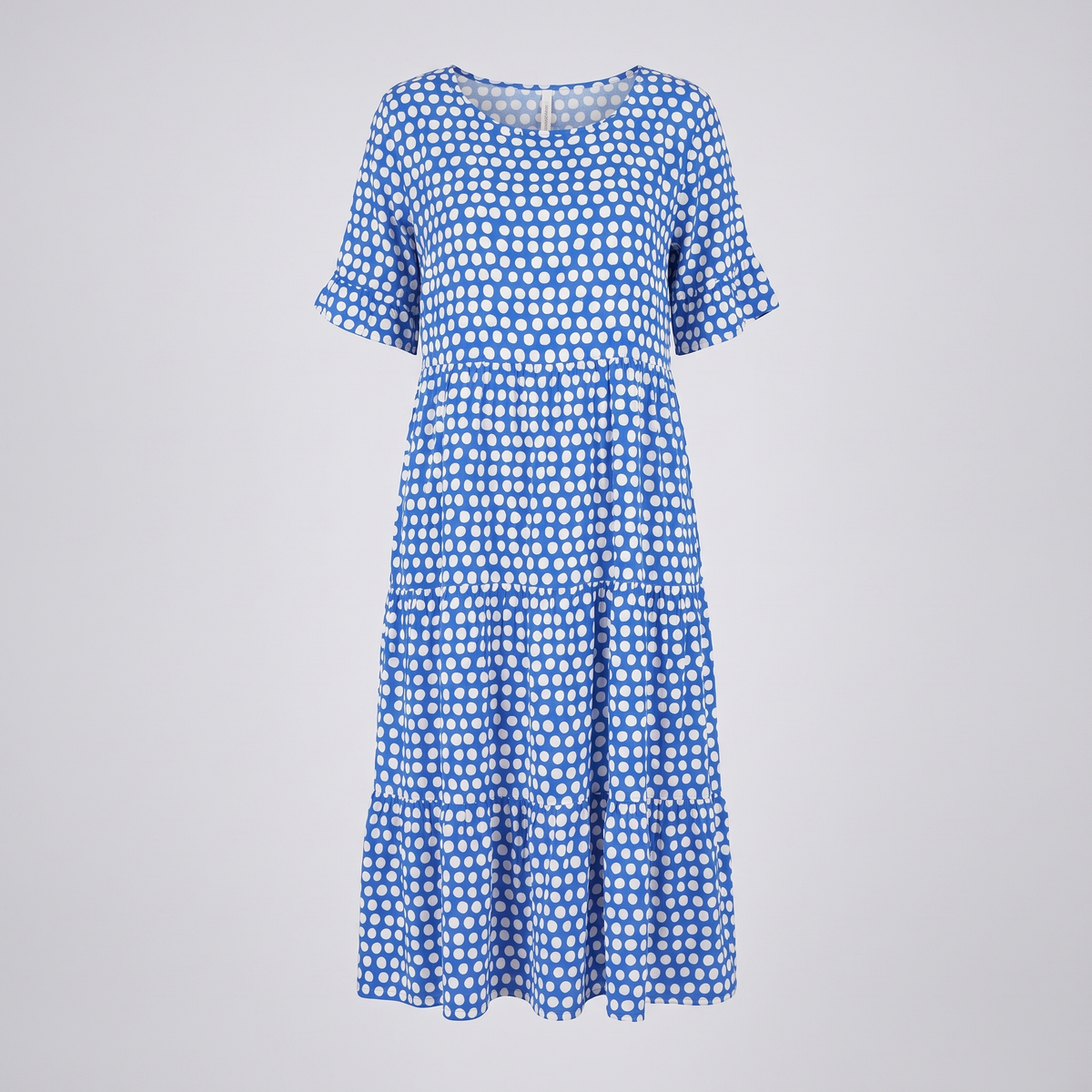 Livia Elegant Midi Dress - Blue
