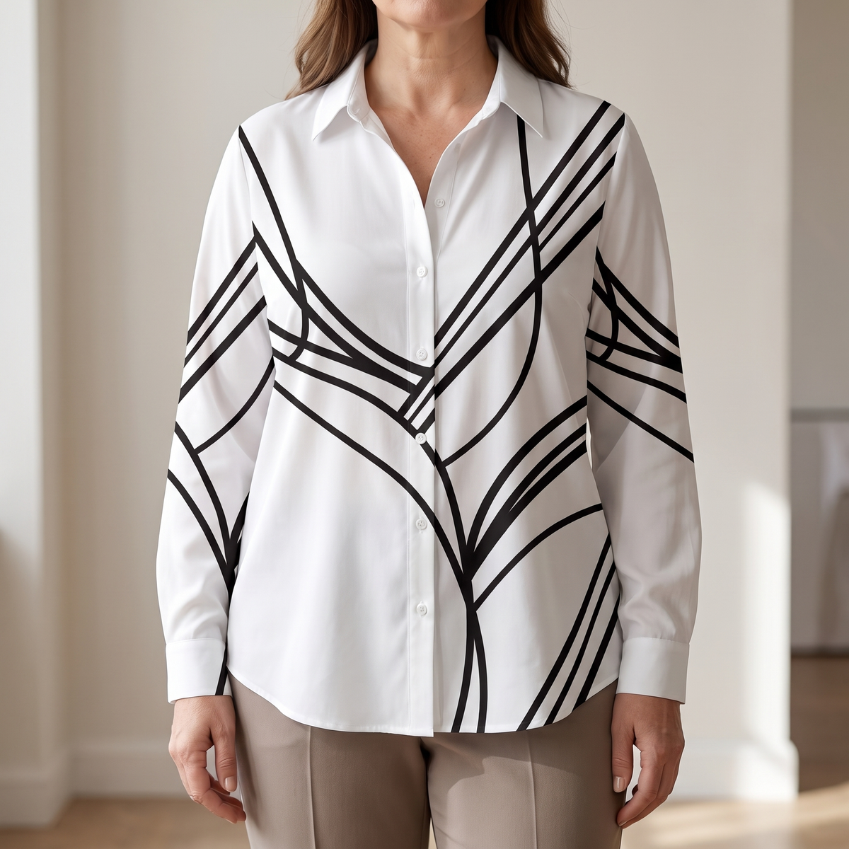 Livia Vintage Casual Blouse