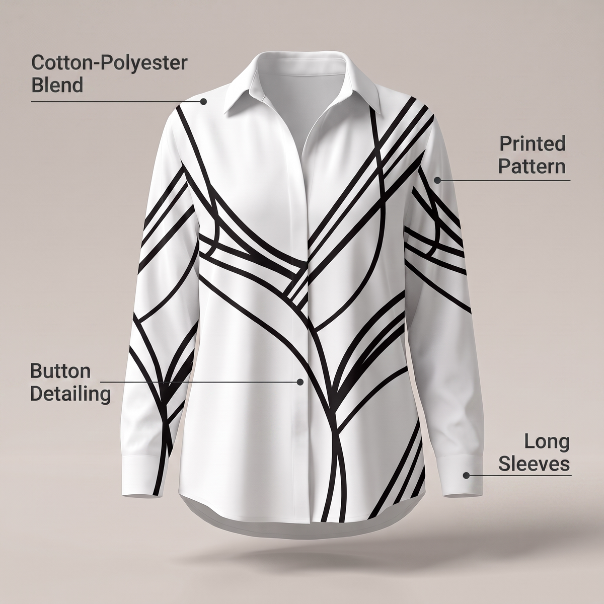 Livia Vintage Casual Blouse