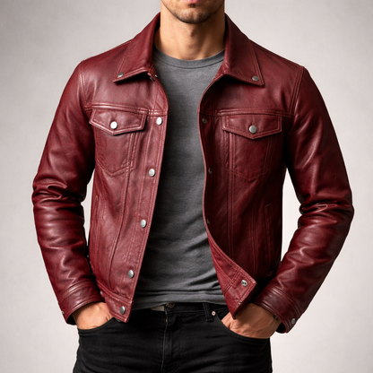 Locke Leather-Look Jacket