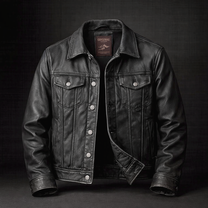 Locke Leather-Look Jacket - Classic Black