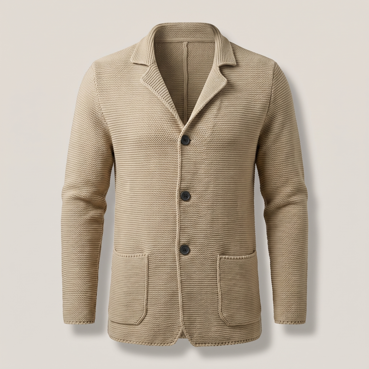 Lorenzo Knitwear Cardigan - Beige