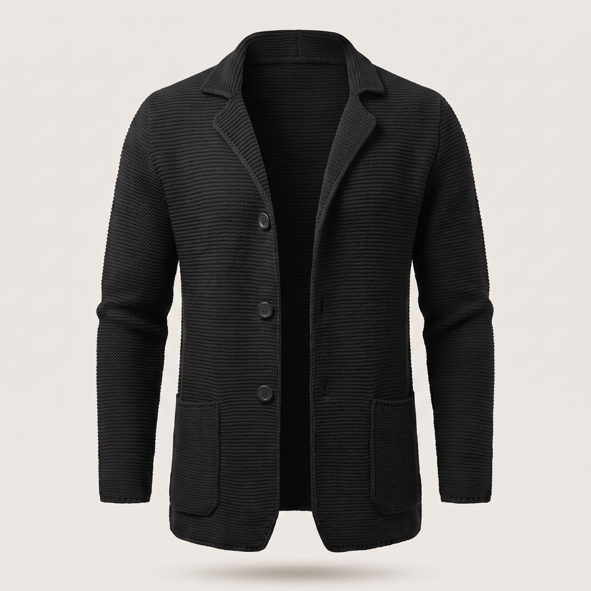 Lorenzo Knitwear Cardigan - Black