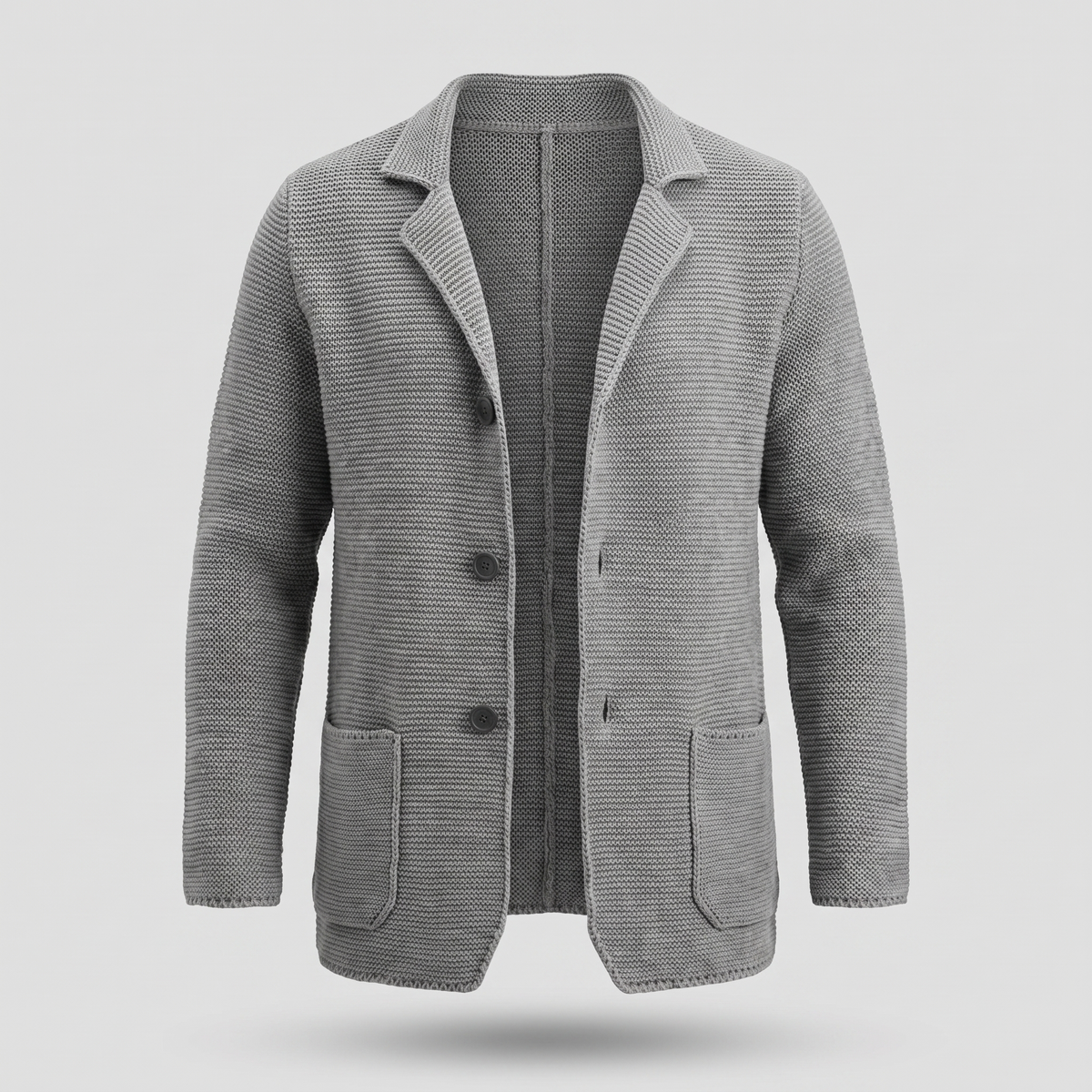 Lorenzo Knitwear Cardigan - Grey