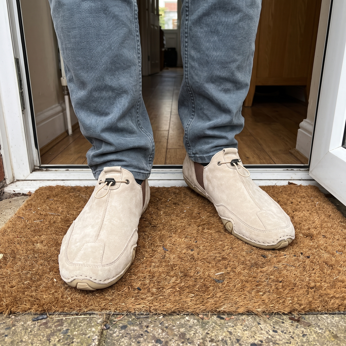 Lorenzo Leather-Look Slip-Ons
