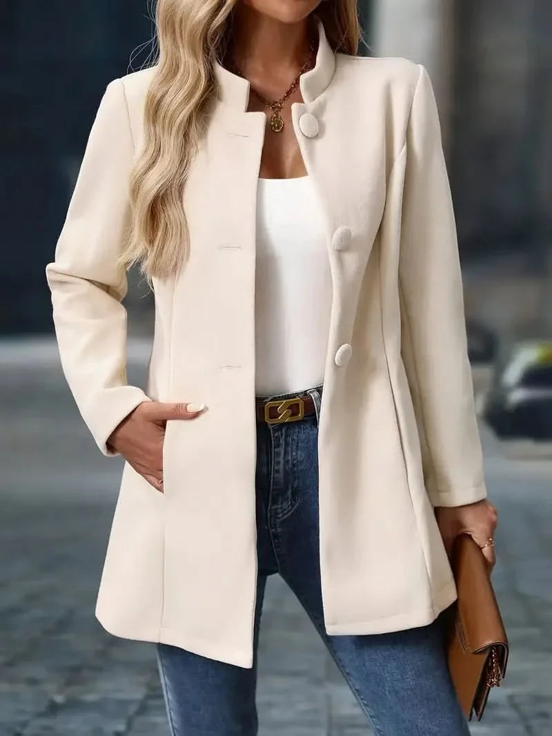 Lorielle Tailored Blazer - Apricot