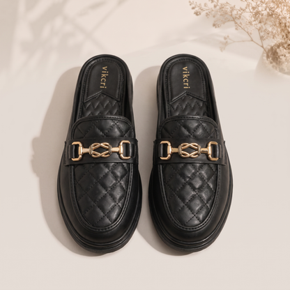 Louisa Soft-Sole Walking Shoes - Black