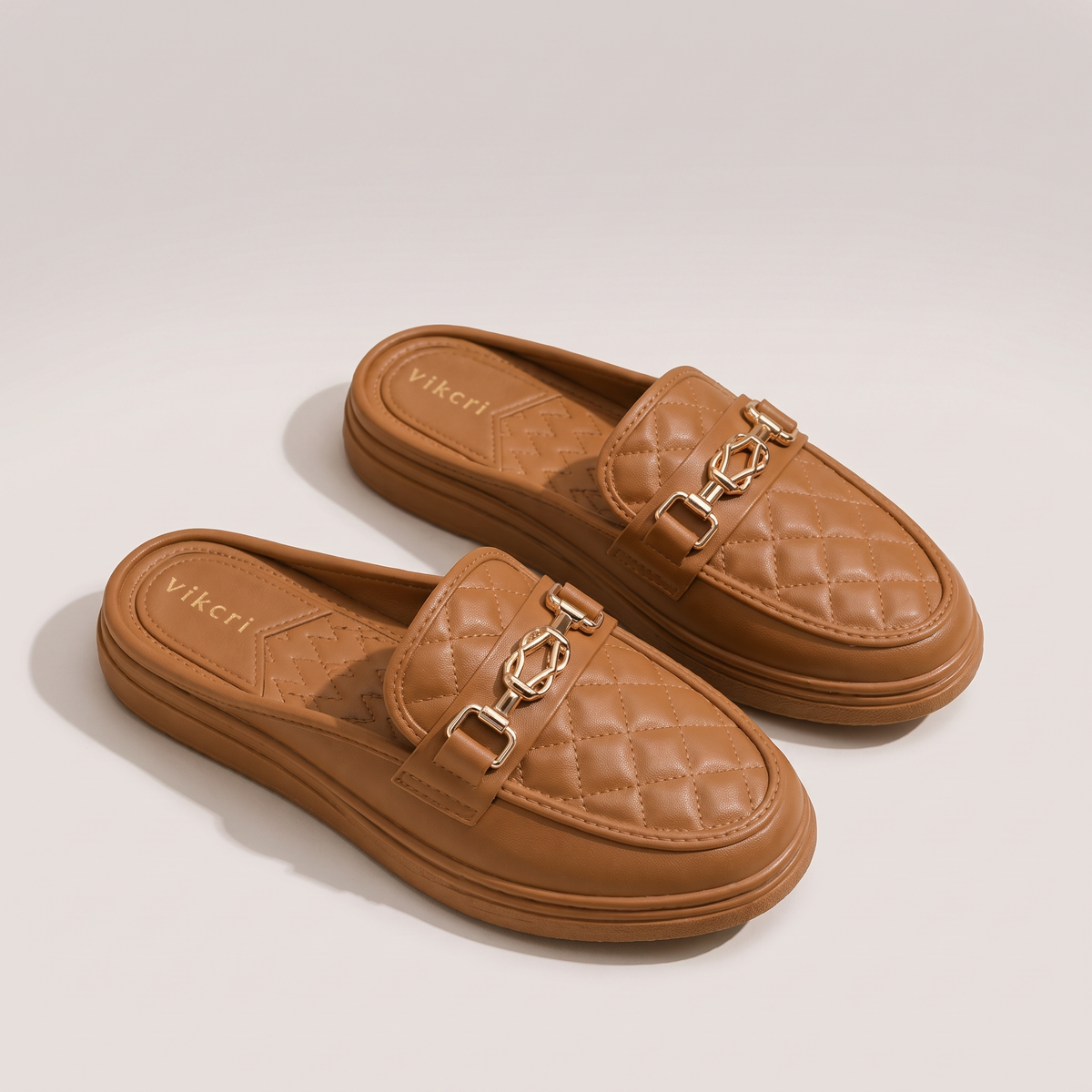 Louisa Soft-Sole Walking Shoes - Brown