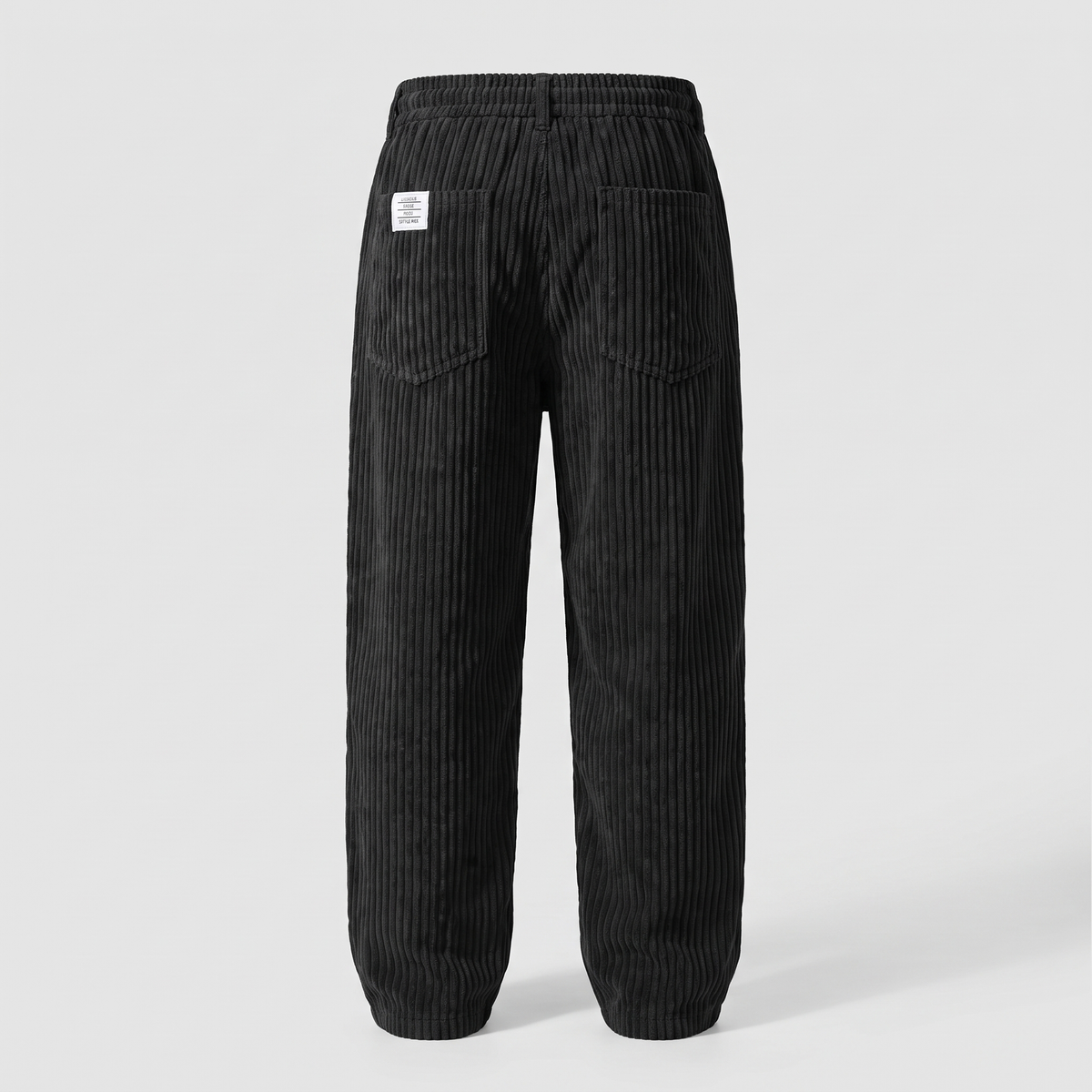 Luca Drawstring Trousers - Black