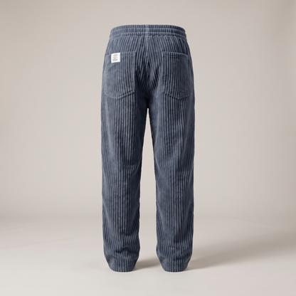 Luca Drawstring Trousers - Blue