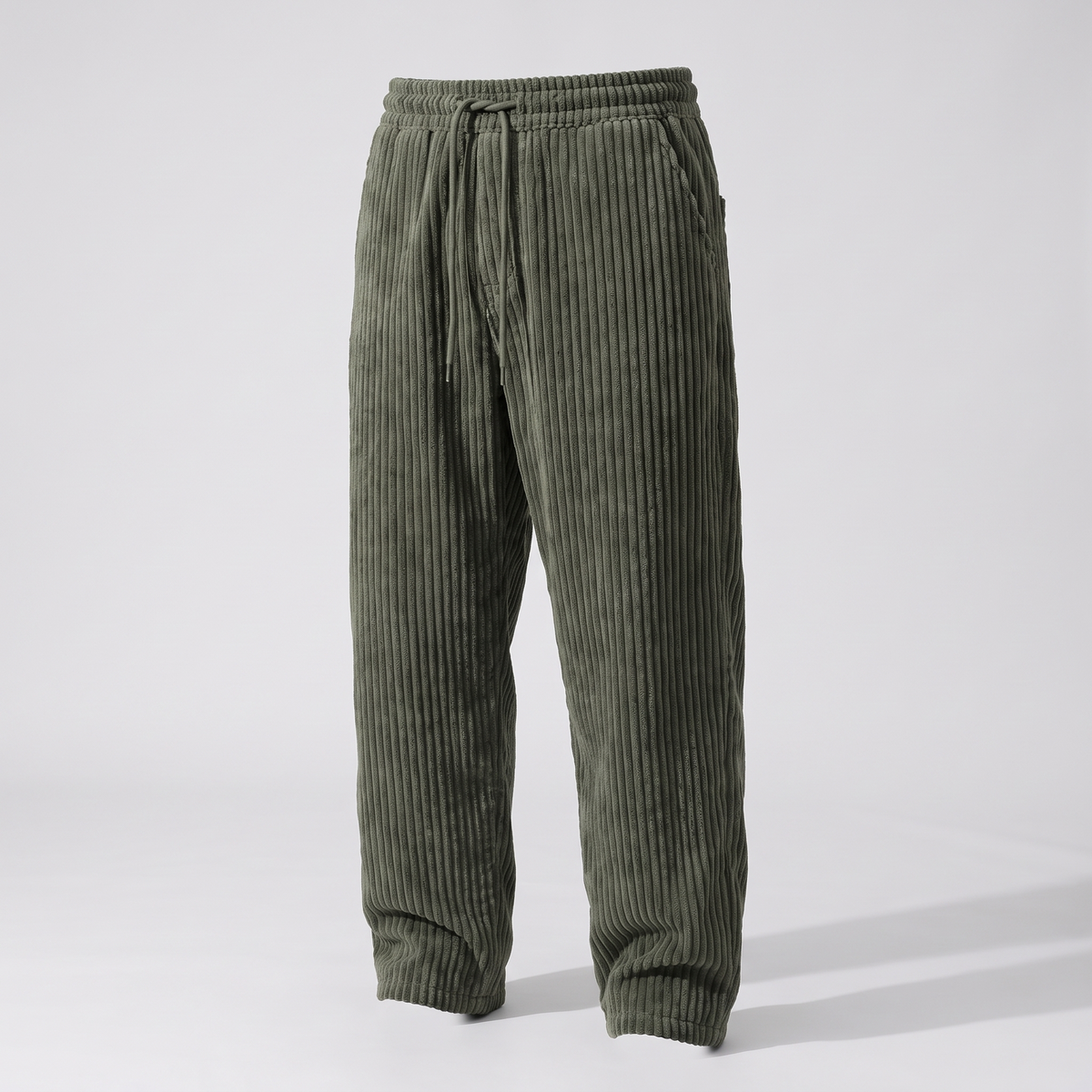 Luca Drawstring Trousers - Green