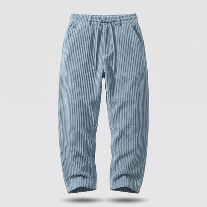 Luca Drawstring Trousers - Light Blue