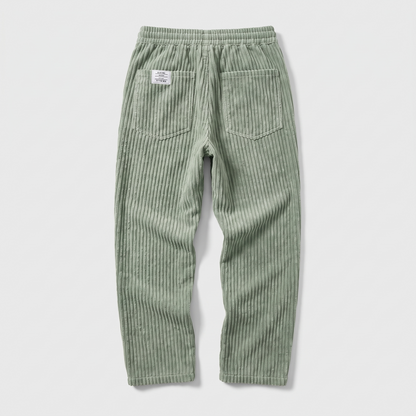 Luca Drawstring Trousers - Light Green