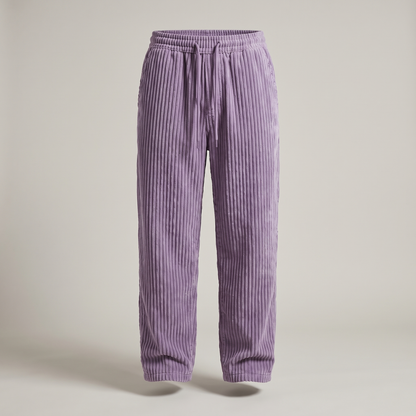 Luca Drawstring Trousers - Purple