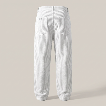 Luca Drawstring Trousers - White