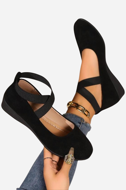 Lucia Soft-Step Casual Shoes - Black