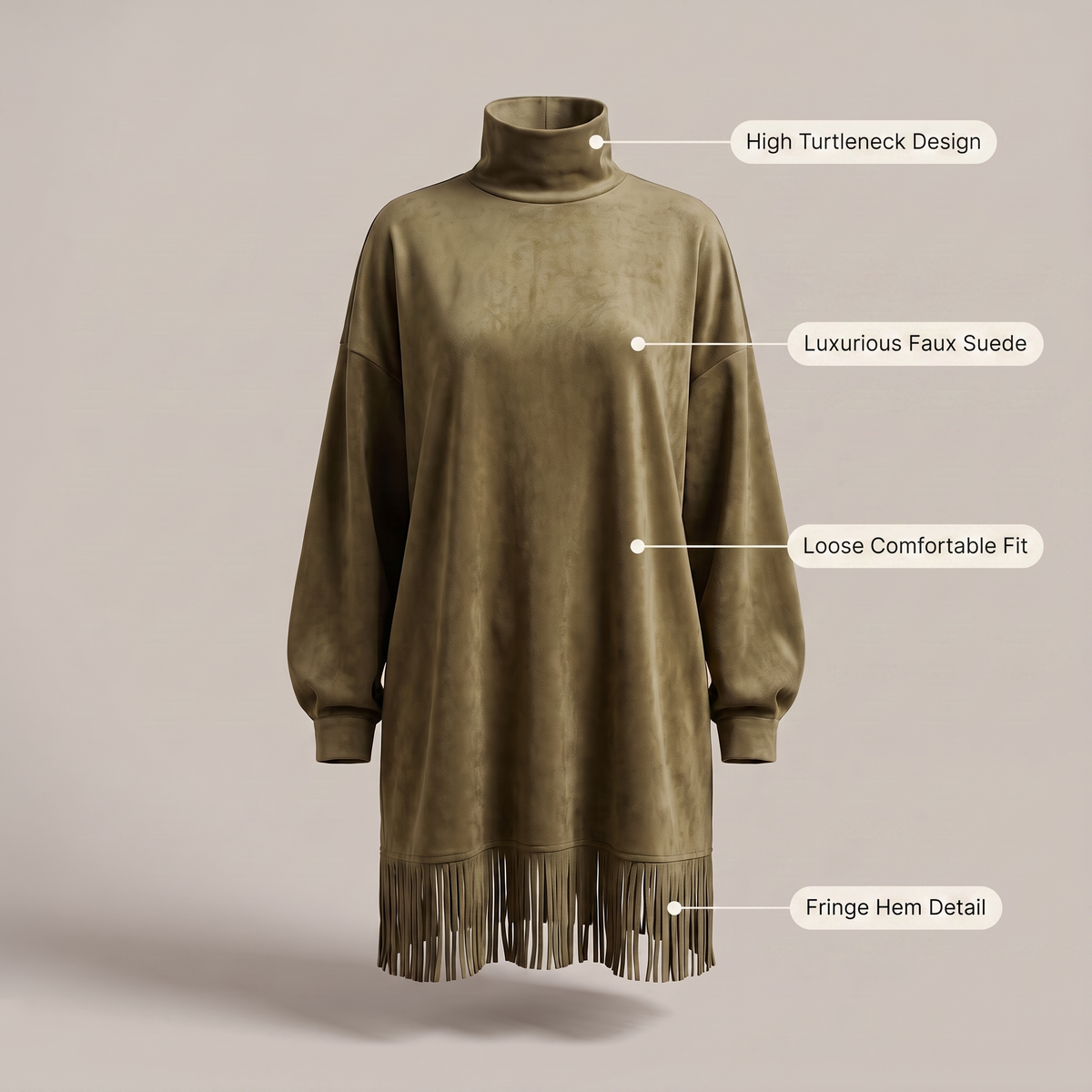 Lucia Turtleneck Dress