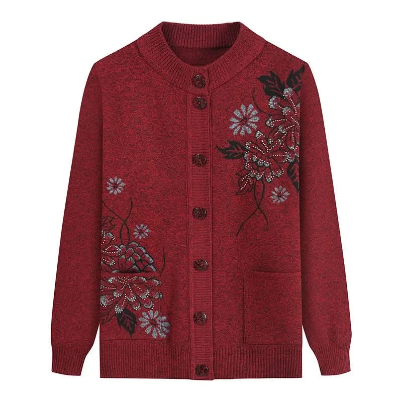 Luma Everyday Cardigan - Wine Red