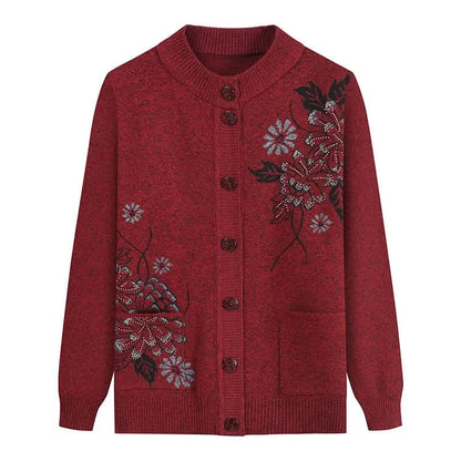 Luma Everyday Cardigan - Wine Red