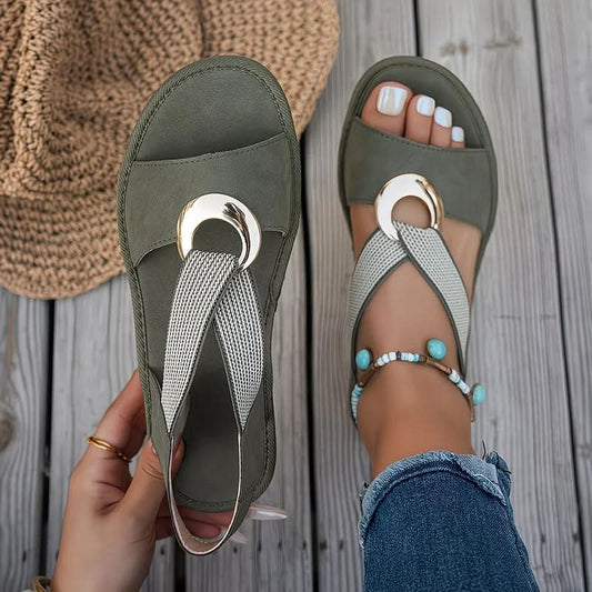 Luna Classic Sandals - Green