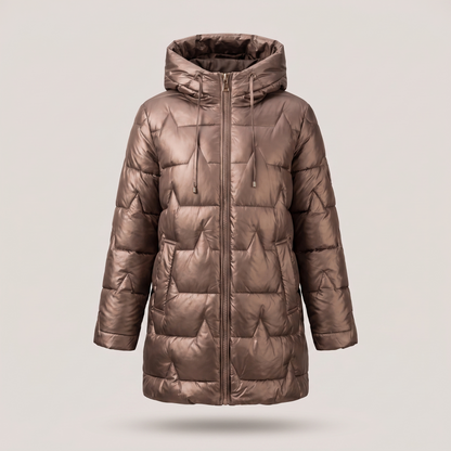 Luna Statement Overcoat - Brown