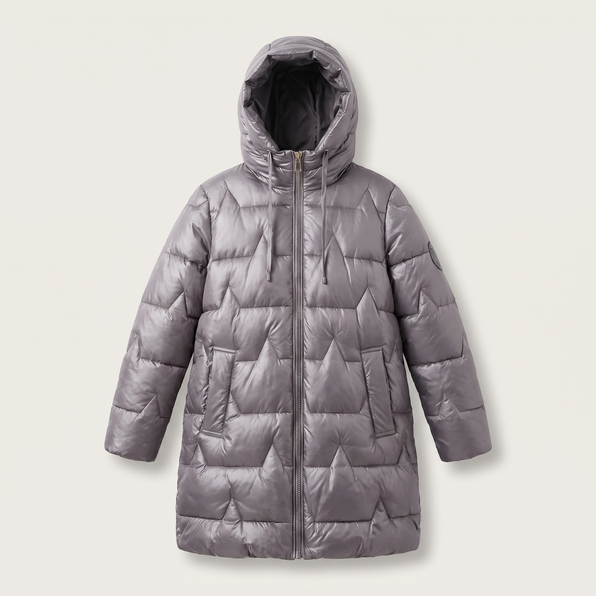 Luna Statement Overcoat - Grey