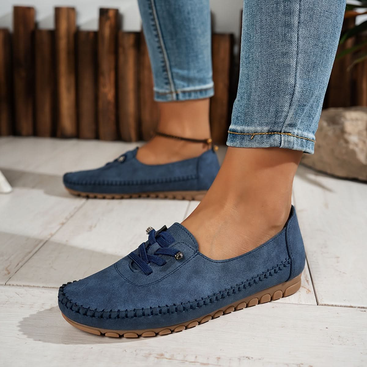 Lunara Comfort Loafers - Blue