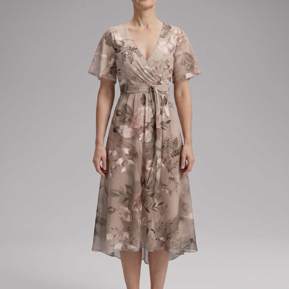 Luneth Fluid V Dress