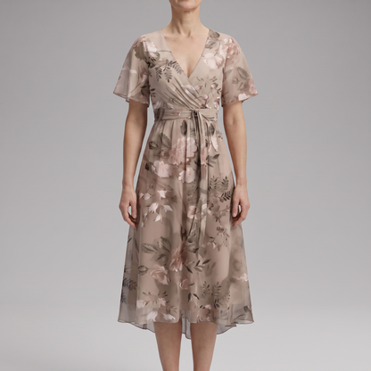 Luneth Fluid V Dress