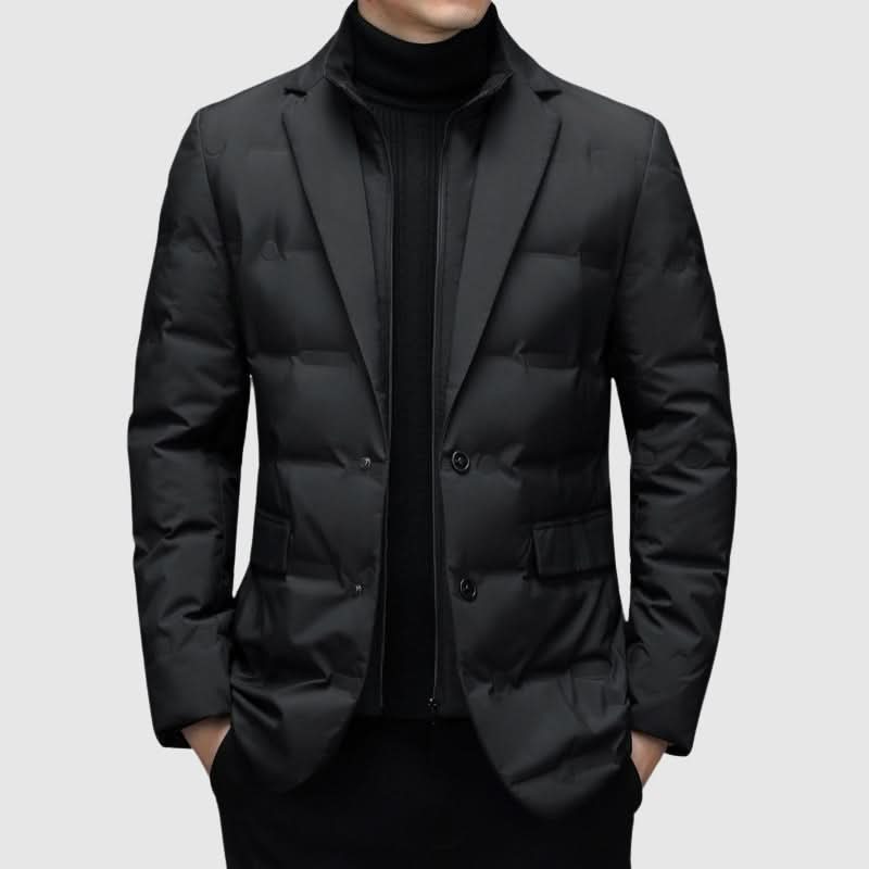 Lurevo Essential Puffer Jacket - Black