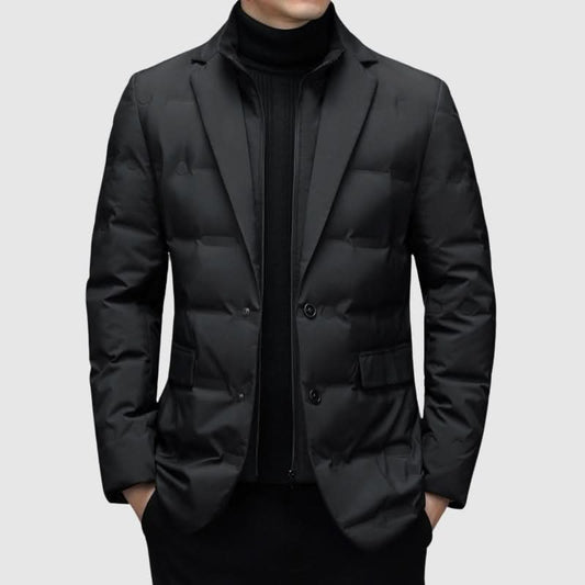 Lurevo Essential Puffer Jacket - Black