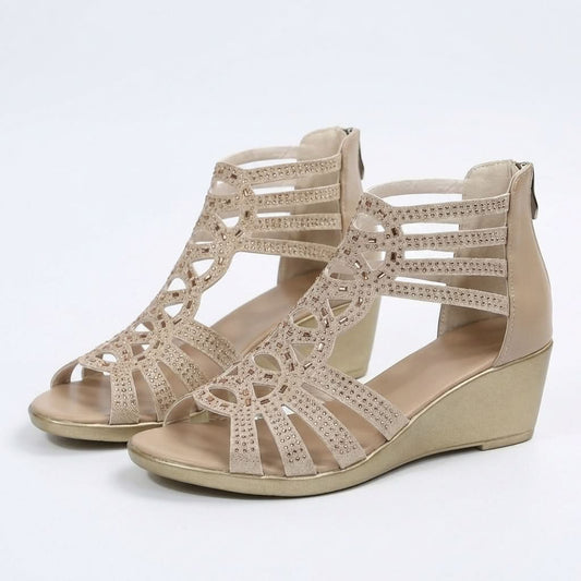 Lydia Comfort Chic Sandals - Beige
