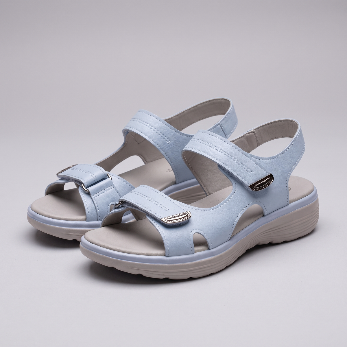 Lydia Comfort Sandals - Sky Blue