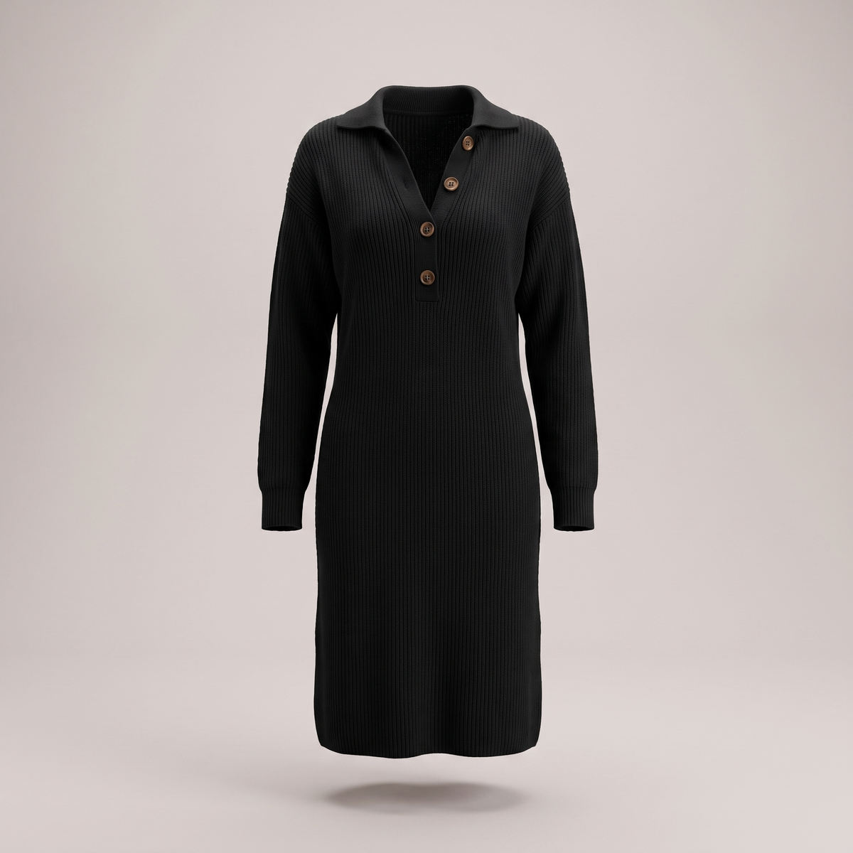 Maelis Luxe Dress - Black
