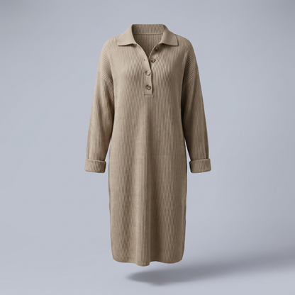 Maelis Luxe Dress - Khaki