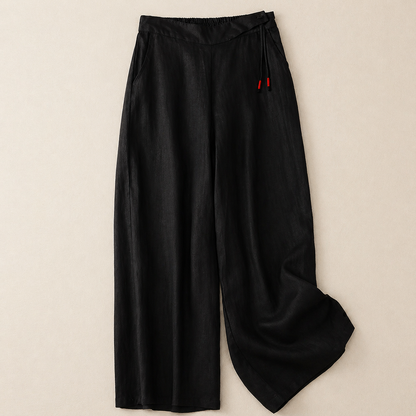 Maisie Casual Wide-Legs - Black