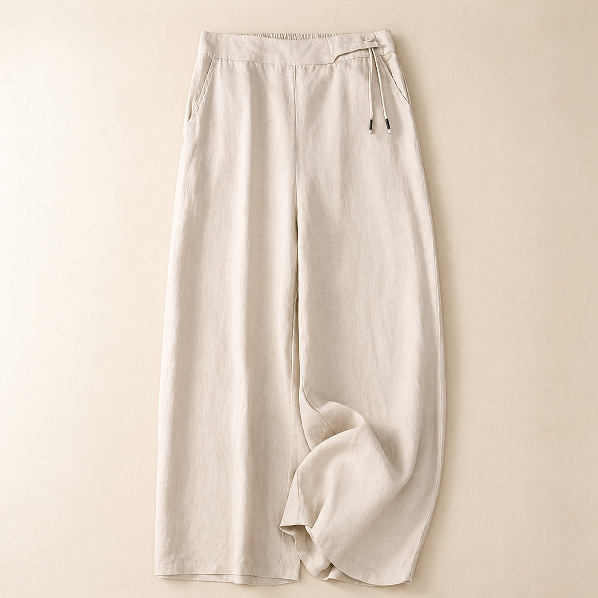 Maisie Casual Wide-Legs - Grey