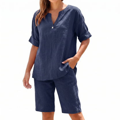 Maravelle Lightweight Holiday Set - Navy Blue