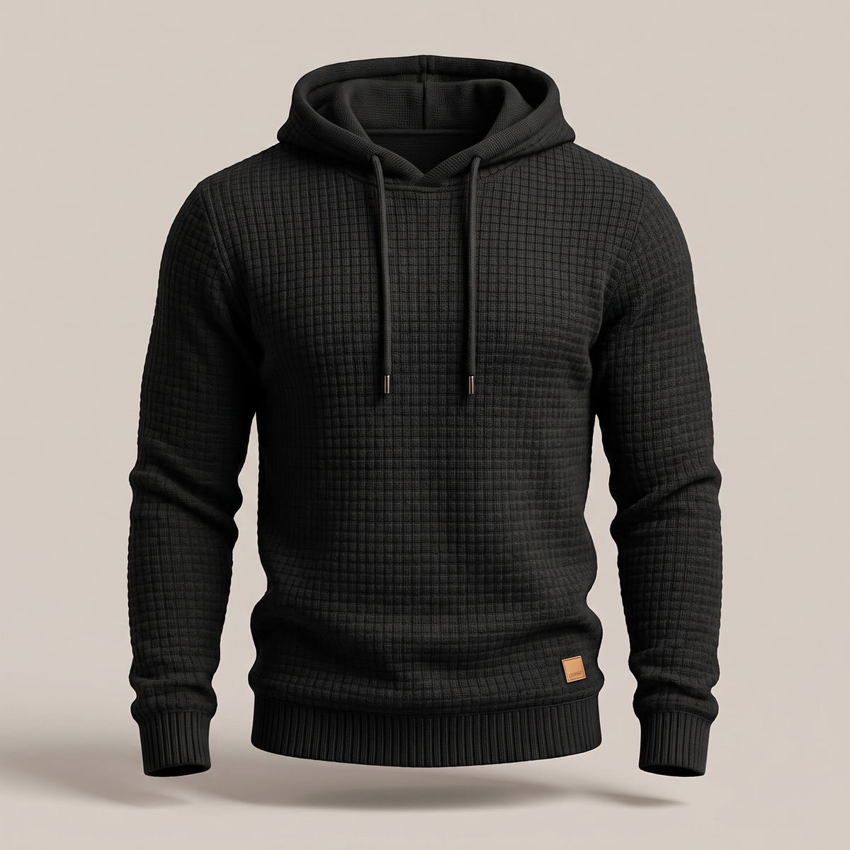Marceau Knit Hoodie - Black