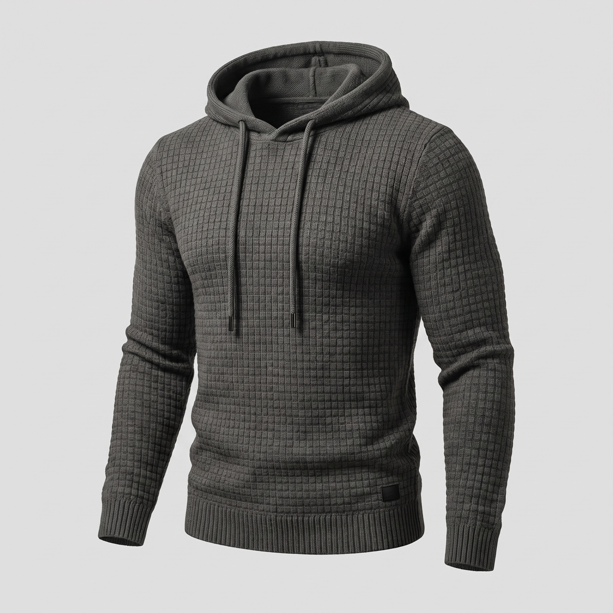 Marceau Knit Hoodie - Dark Grey