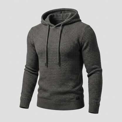 Marceau Knit Hoodie - Dark Grey