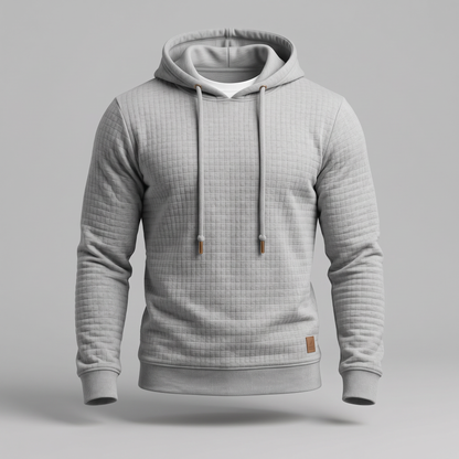 Marceau Knit Hoodie - Light Grey