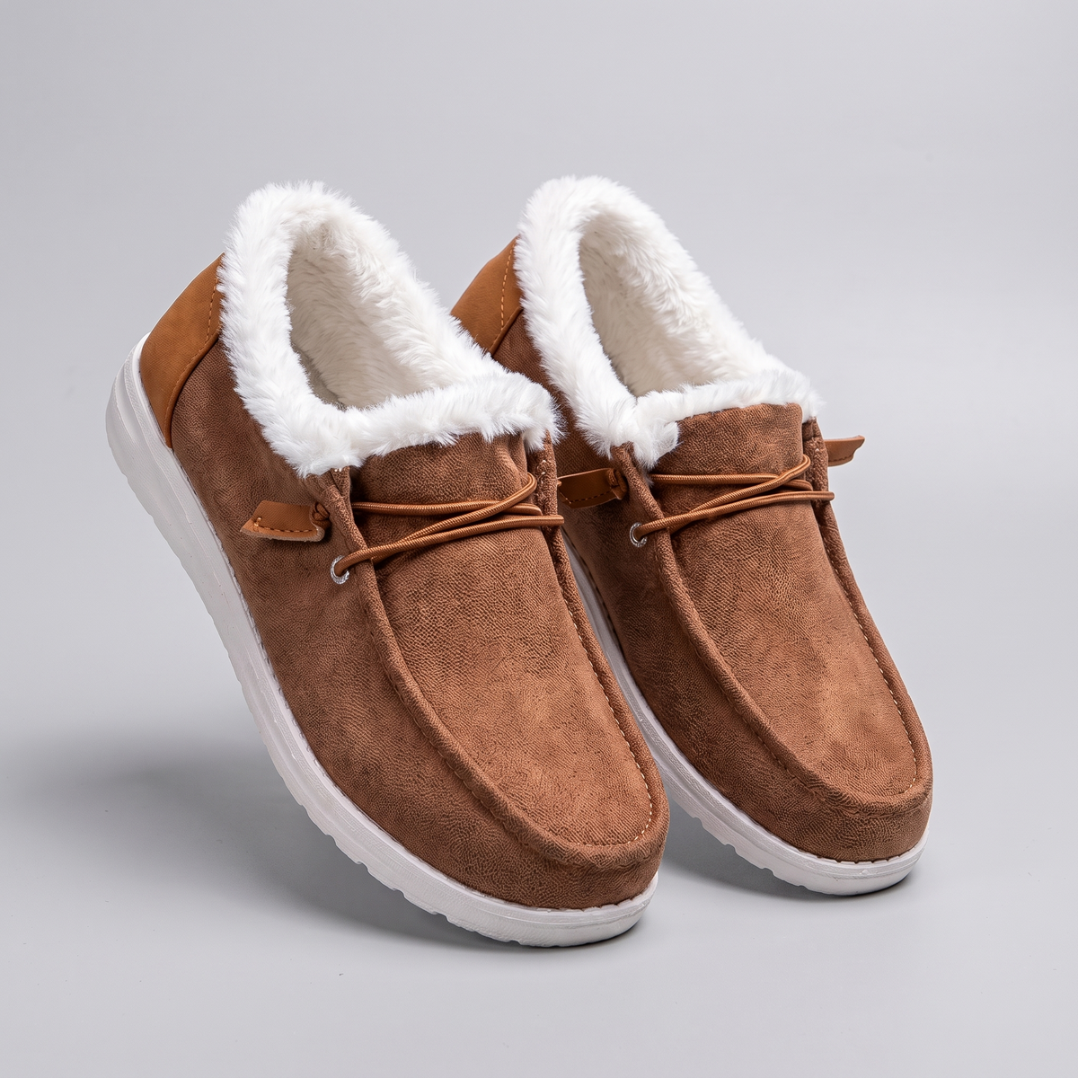 Margery Plush Comfort Loafers - Brown