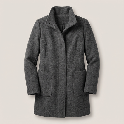 Margot Modern Longline Coat - Black