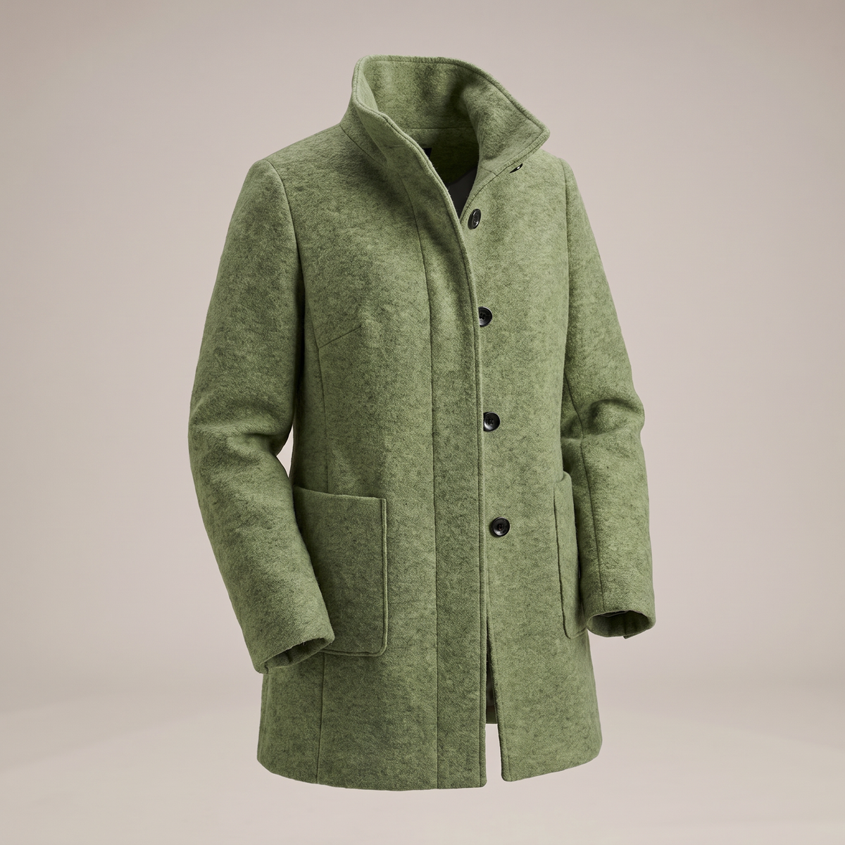 Margot Modern Longline Coat - Green