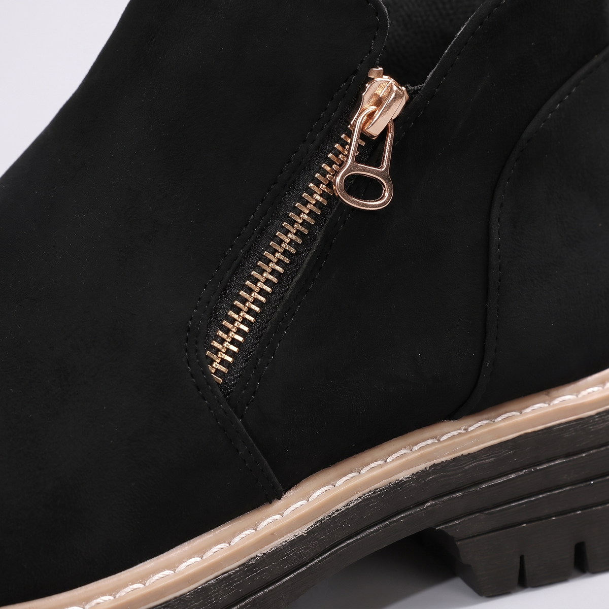 Margot Suede-Look Platform Ankle Boots