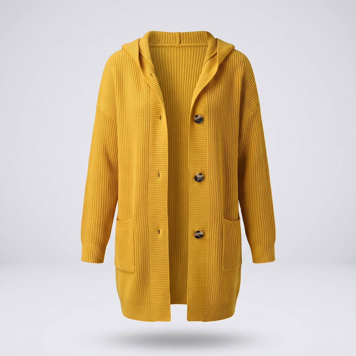 Marielle Knitted Jacket - Yellow