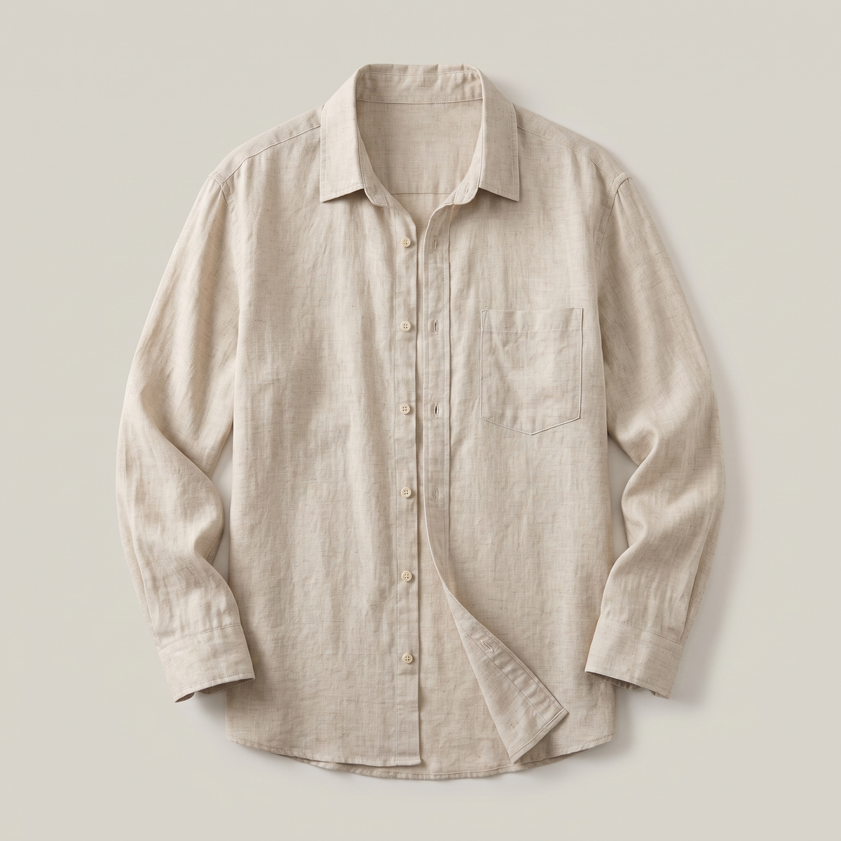 Mariner Linen Shirt - Beige