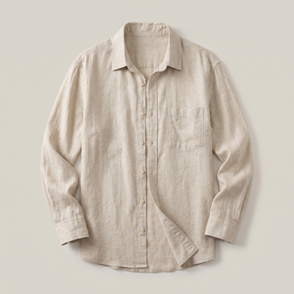 Mariner Linen Shirt - Beige